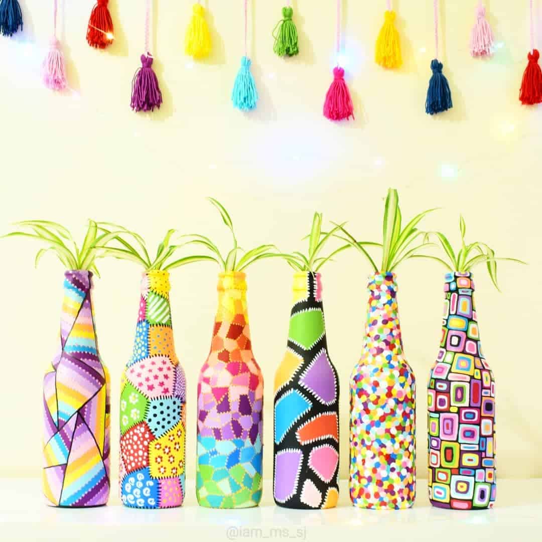 24 Ideas CREATIVAS para Reciclar Botellas de Vidrio que Amarás Tener